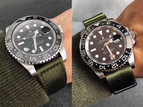 rolex submariner strap size|rolex with nato strap.